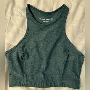 Outdoor Voices Green Sports Bra